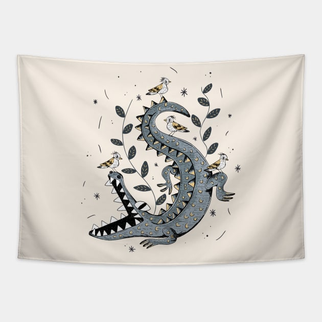 Croc Tapestry by fernandaschallen