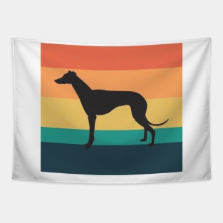 Greyhound Dog Vintage Sunset Tapestry