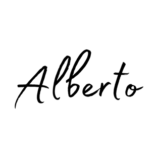 Alberto Name Calligraphy T-Shirt