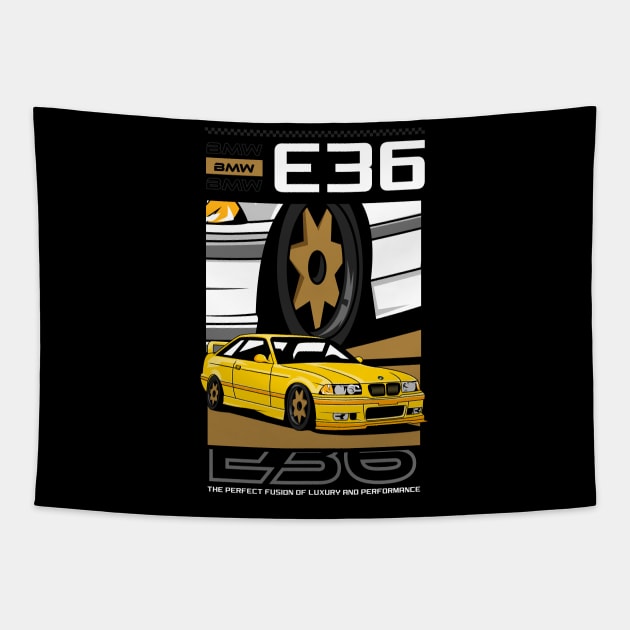 Classic e36 Tapestry by Harrisaputra