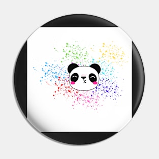 Kiss Panda Bear Pin