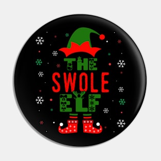 Family Christmas Matching Squad Outfit Elf Funny Gym Pin