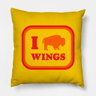 I Love Chicken Wings Buffalo Chicken Wings Chicken Wings Pillow