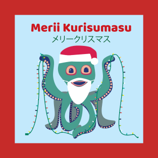 Santa Octopus T-Shirt