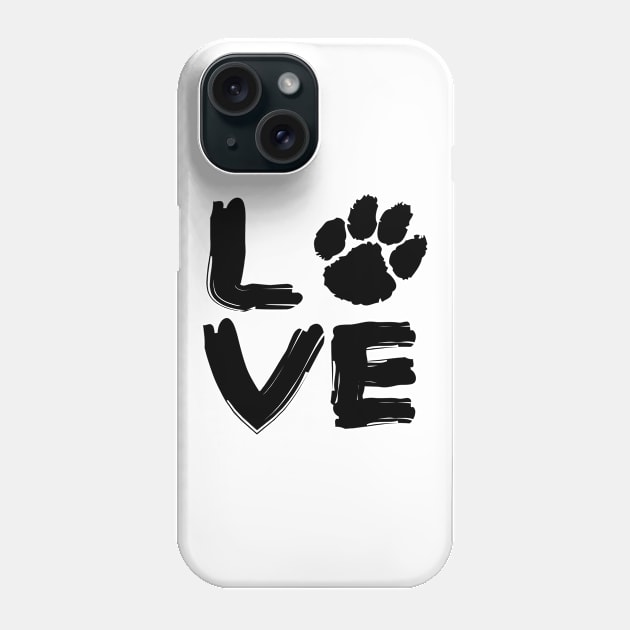 Love Phone Case by MonarchGraphics