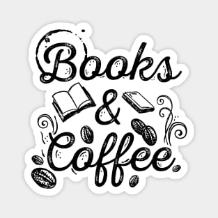 Books & Coffee Magnet