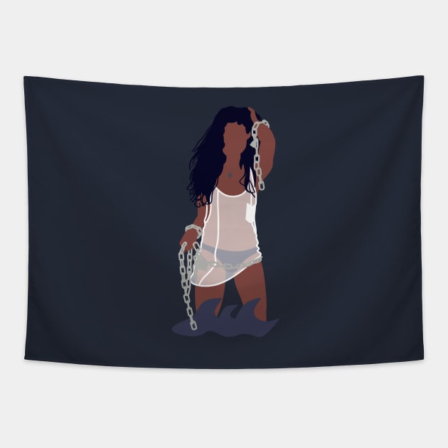 Sailing Souls Jhené Tapestry by sofjac