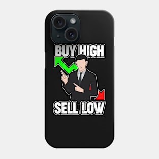 Funny Crypto Investor Day Trader Phone Case