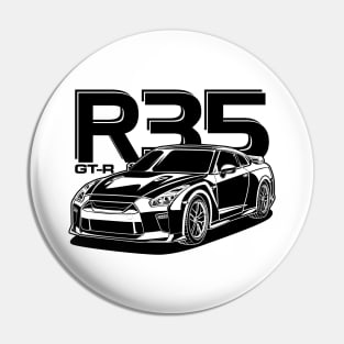 GTR R35 (Black Print) Pin