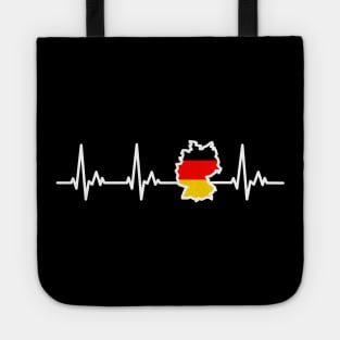 German Flag My Heart Beats for Germany Tote