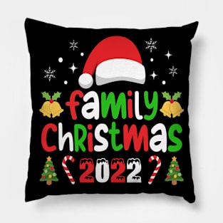 Family Christmas 2022 Matching Squad Pillow