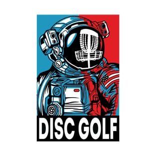 Astronaut Disc Golf Basket T-Shirt