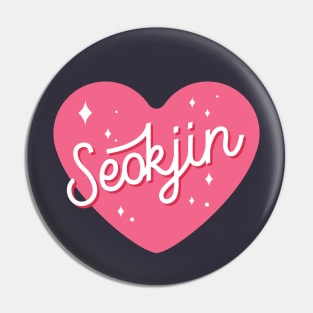 BTS Kim Seokjin name typography Pin