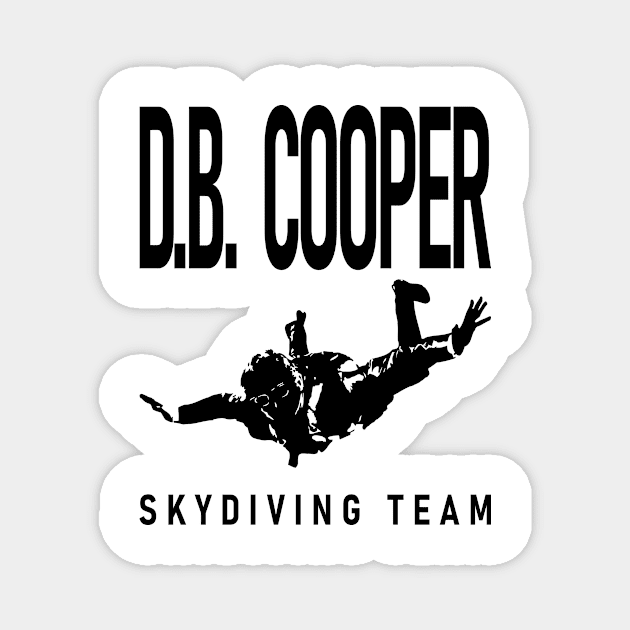 skydiving team db cooper Magnet by Beadams