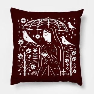Abstract Woman Pillow