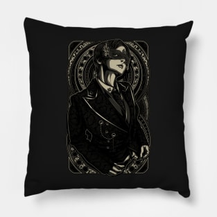 Masked man Pillow