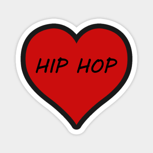 Hip Hop Love Heart Magnet