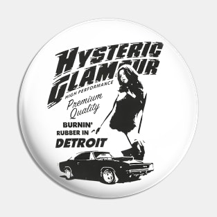 Hysteric Glamour - Burnin' rubber in Detroit Pin