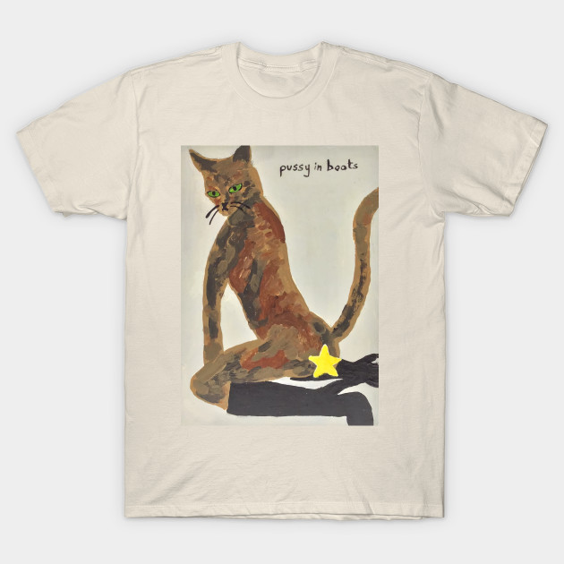 Pussy In Boots Cats Lover T Shirt Teepublic