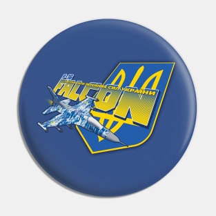 Ukraine Air Force - F-16 Falcon Pin