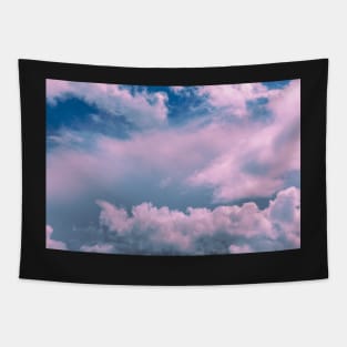 Blue sky with clouds Tapestry