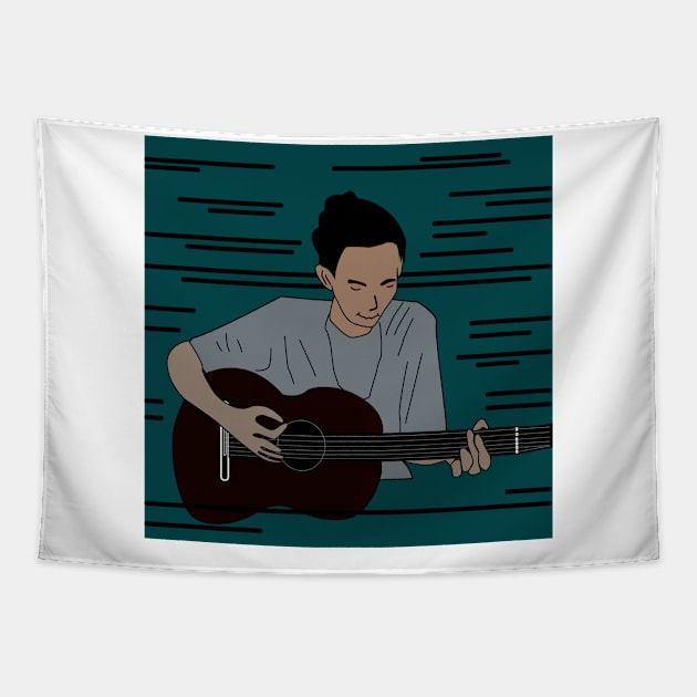 slow music T-Shirt Tapestry by paynow24