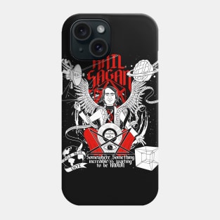 Hail Sagan, Baphometh American Astronomer author Phone Case