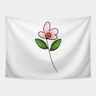 Pretty Pink Flower Tapestry