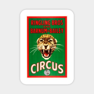 Ringling Bros And Barnum & Bailey CIRCUS Greatest Show On Earth Lithograph Poster Magnet