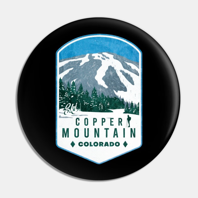 Copper Mountain Colorado Ski Badge Pin by JordanHolmes