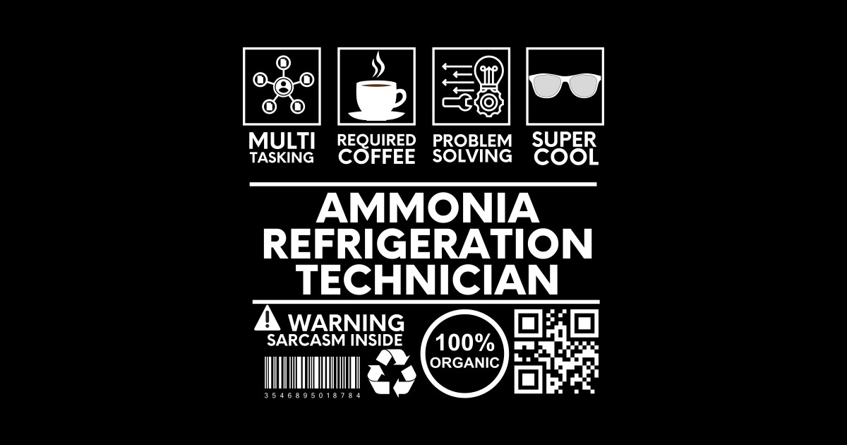 Ammonia Refrigeration Technician Black Ammonia Refrigeration