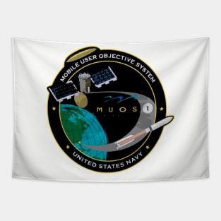 MUOS 1 Logo Tapestry