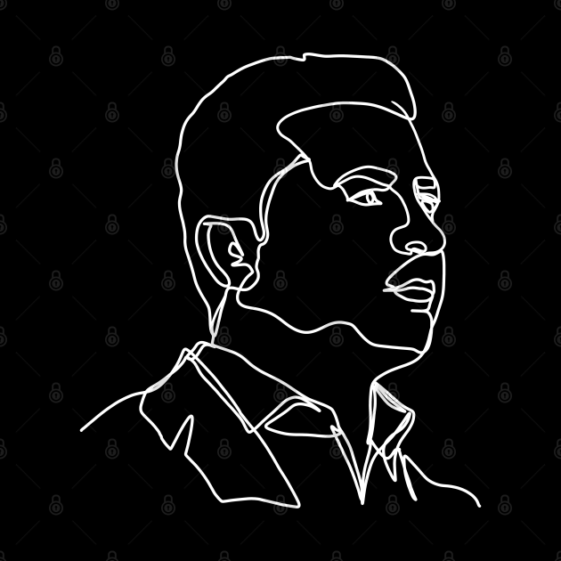 Volodymyr Zelenskyy One Line Art Illustration - Stand with Ukraine by ShopBuzz