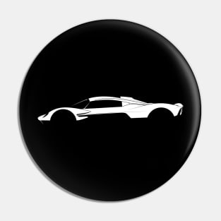 Aston Martin Valkyrie Silhouette Pin