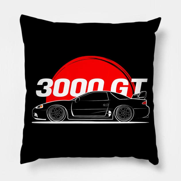 JDM 3000 GT Pillow by turboosted