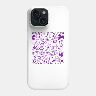 Witchy Doodles Phone Case