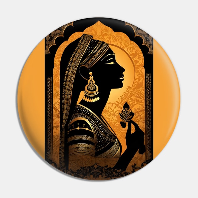 Indian girl classic art Pin by Spaceboyishere