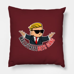 wallstreetbets gang Pillow