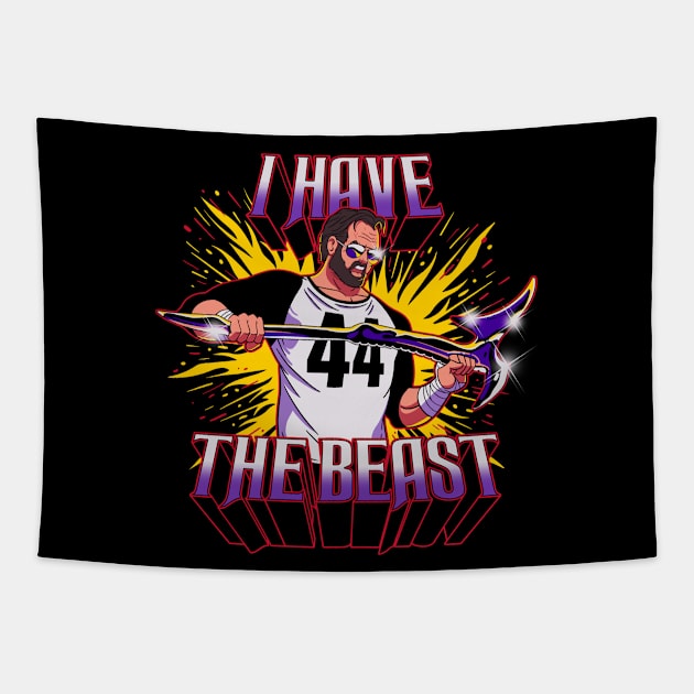 I Have The Beast Tapestry by Getsousa