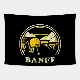 Banff Alberta Canada Shirt Vintage Hiking Mountains Tapestry