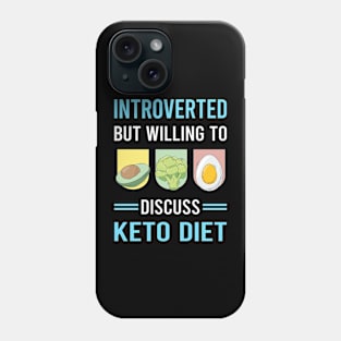 Introverted Keto Diet Ketogenic Ketone Ketosis Phone Case