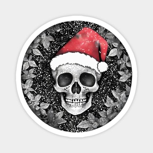 Santa Skull Magnet