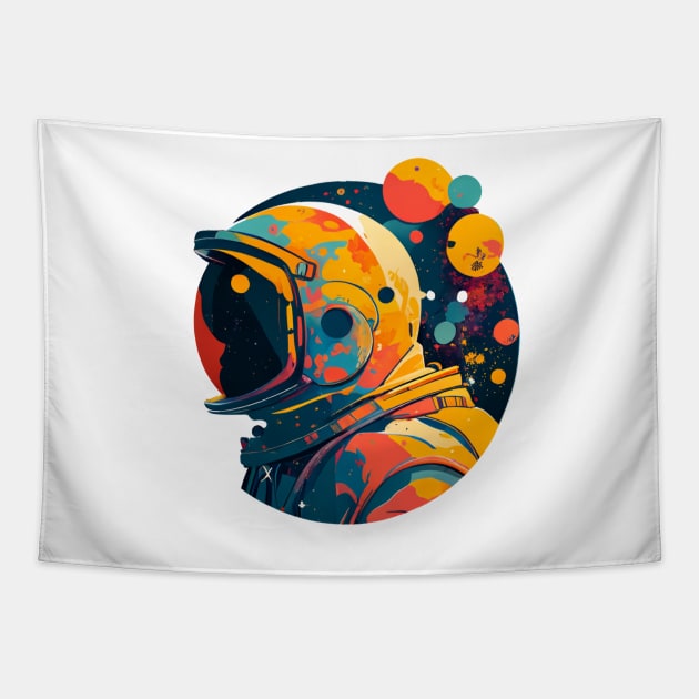 Astronaut in the cosmos Tapestry by TrooperLX1177