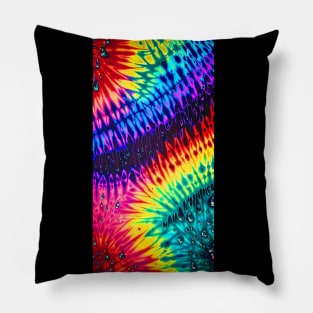 Tie Dye Rain Drop Pillow