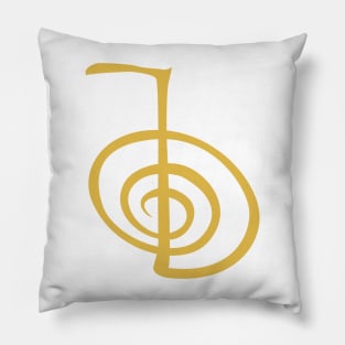 Cho ku rei Reiki Symbol Gold_2 Pillow