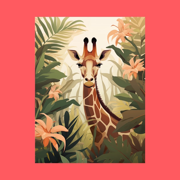 Giraffe in the Jungle by JunkyDotCom