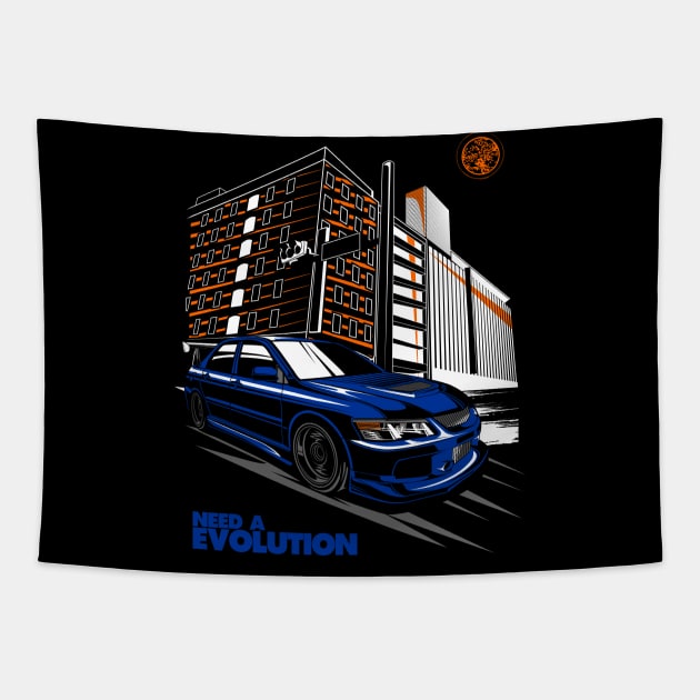 Lancer Need Evolution Tapestry by aredie19