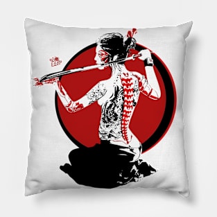 Kyomi the samurai Pillow