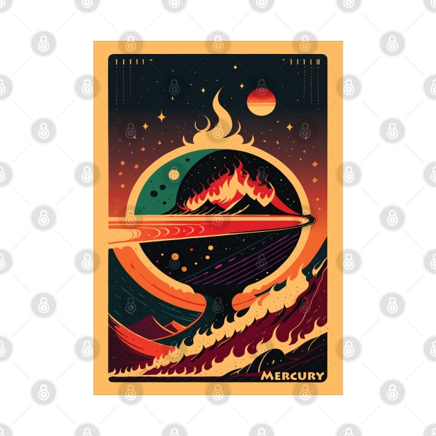 Mercury, Space poster by BokeeLee