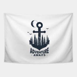 Anchor. Adventure Awaits Tapestry